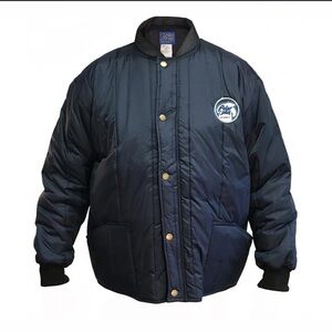 Polar Plus Insulated Workwear Freezer Cooler Jacket Navy Blue (L) – Warm Quilted